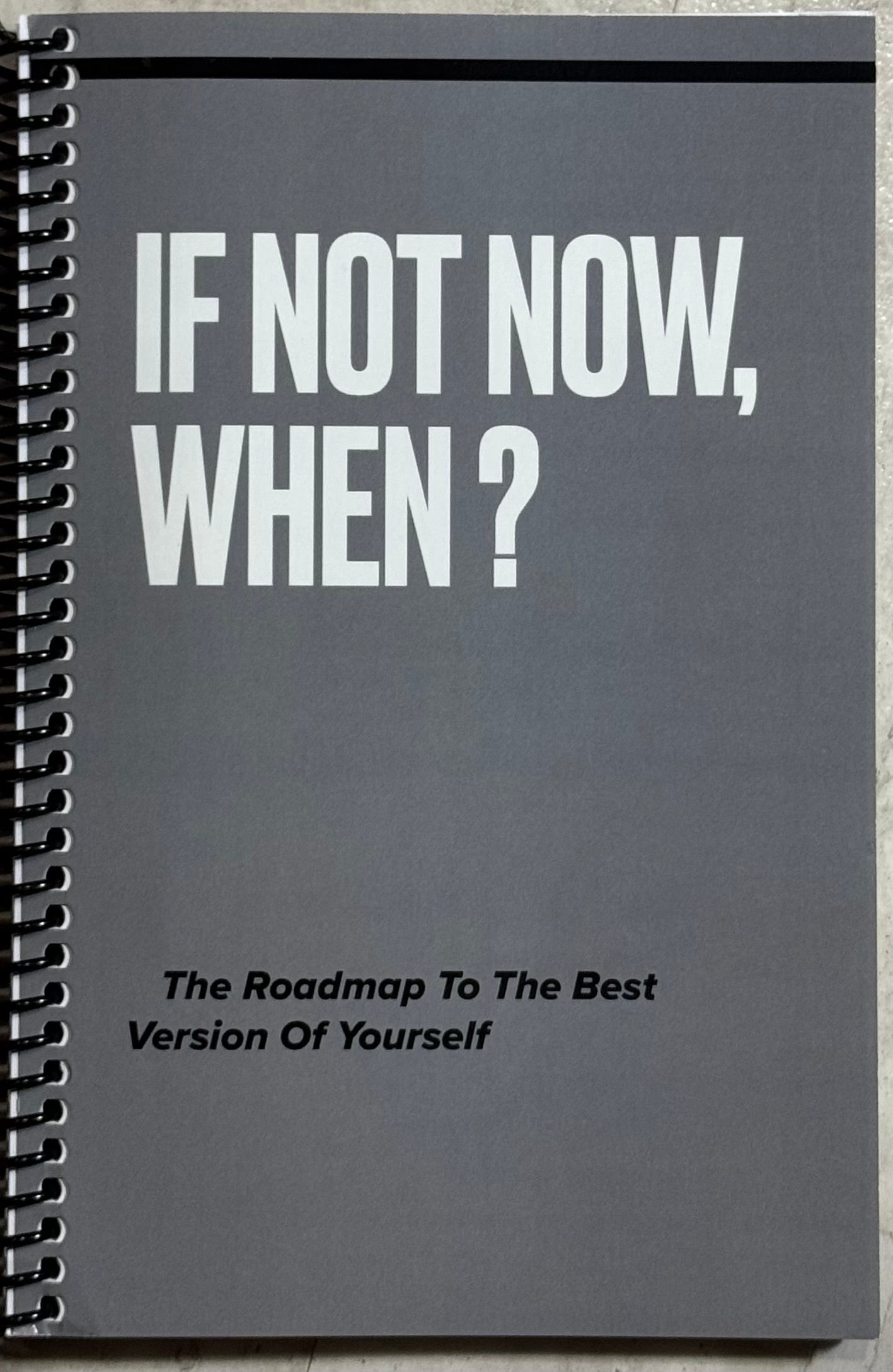If Not Now, When? Daily Journal